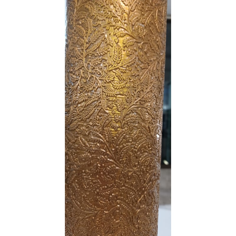 Lampada vintage in bronzo a matrice, 1970