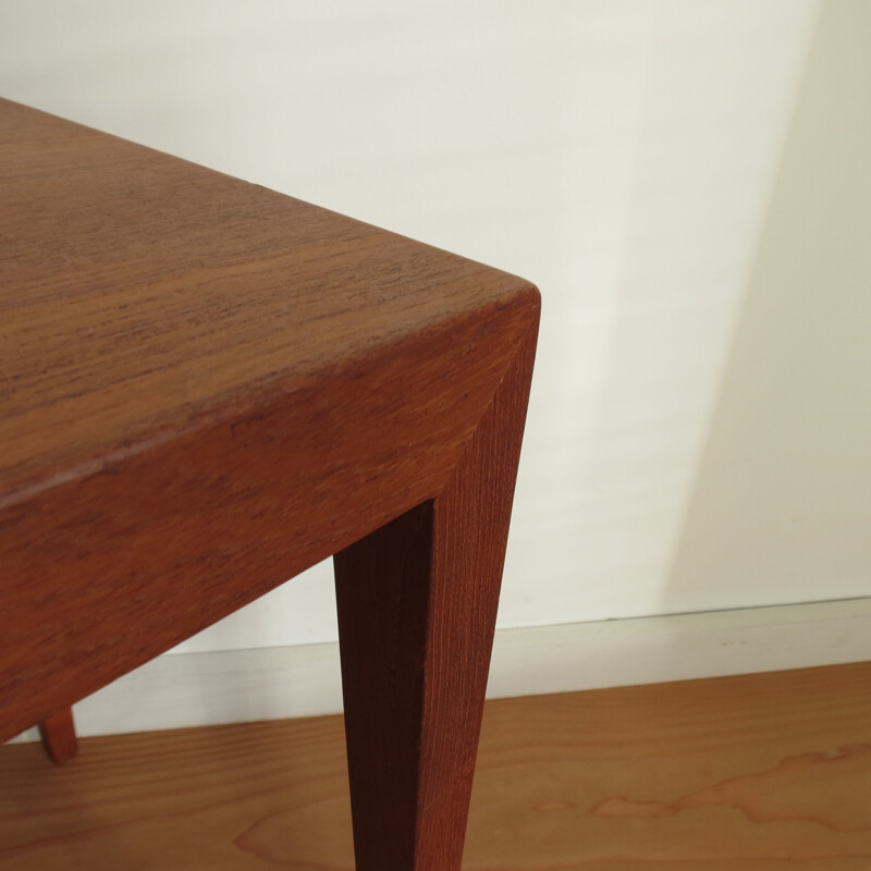 Danish vintage teak side table by Severin Hansen for Haslev Mobelsnedkeri, Denmark 1960s