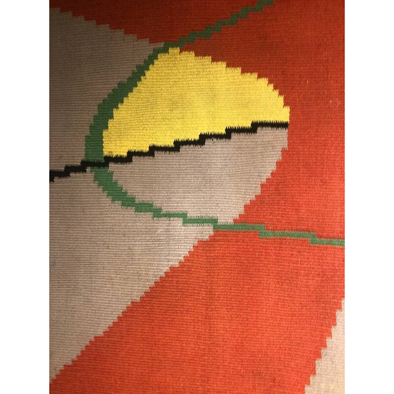 Vintage Kelim rug by Gobelinka, Československo 1950-1960s