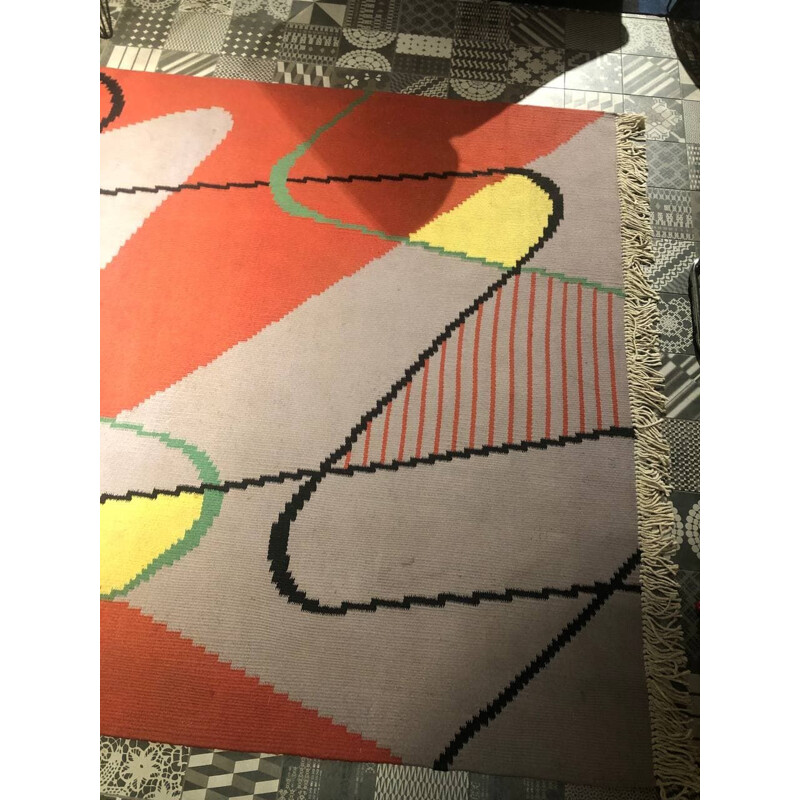 Vintage Kelim rug by Gobelinka, Československo 1950-1960s