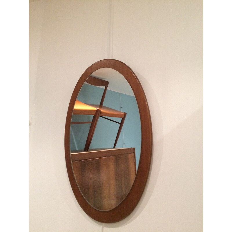 Wall Mirror Oval - 1960s