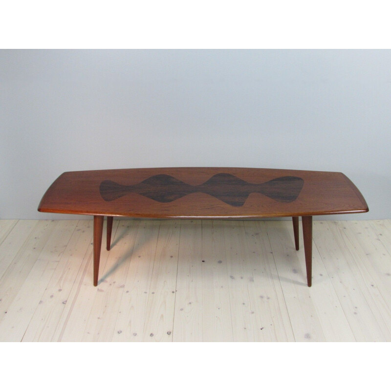 Vintage coffee table by Ingvard Jensen, 1950s