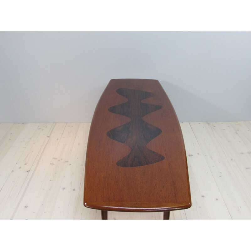 Vintage coffee table by Ingvard Jensen, 1950s