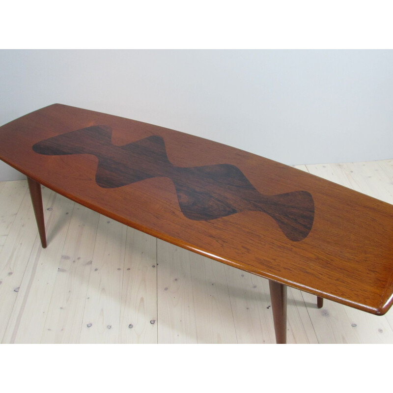 Vintage coffee table by Ingvard Jensen, 1950s