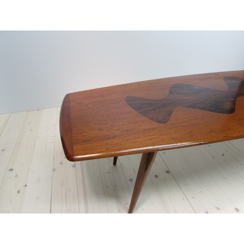 Vintage coffee table by Ingvard Jensen, 1950s