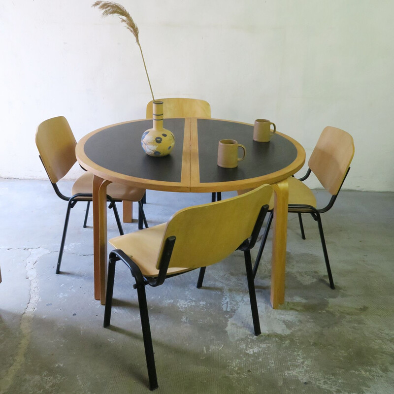 Scandinavian vintage table by Rud Thygesen and Johnny Sørensen for Magnus Olesen, Denmark