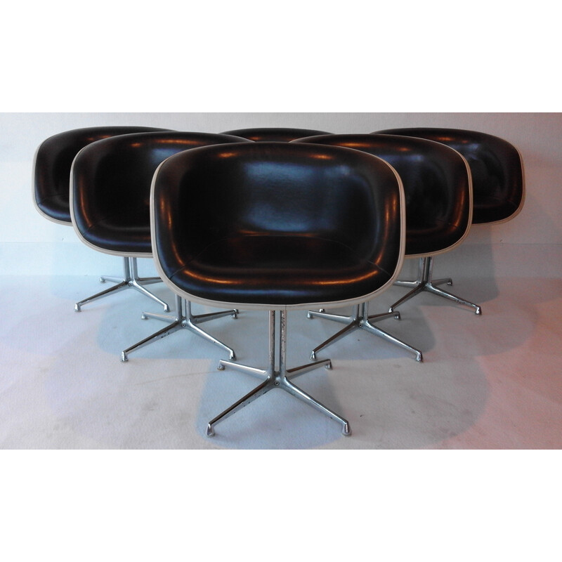 Set of 6 Vitra "La Fonda" edition Herman Miller, Charles & Ray EAMES - 1970s