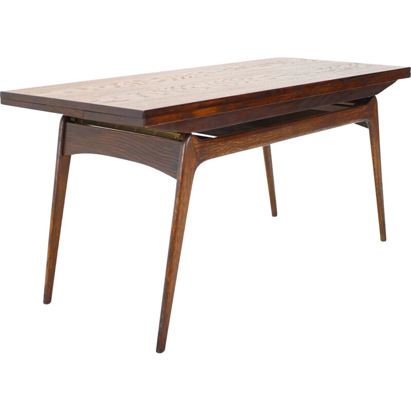 Mid-century danish adjustable conference table, Denmark 1960s