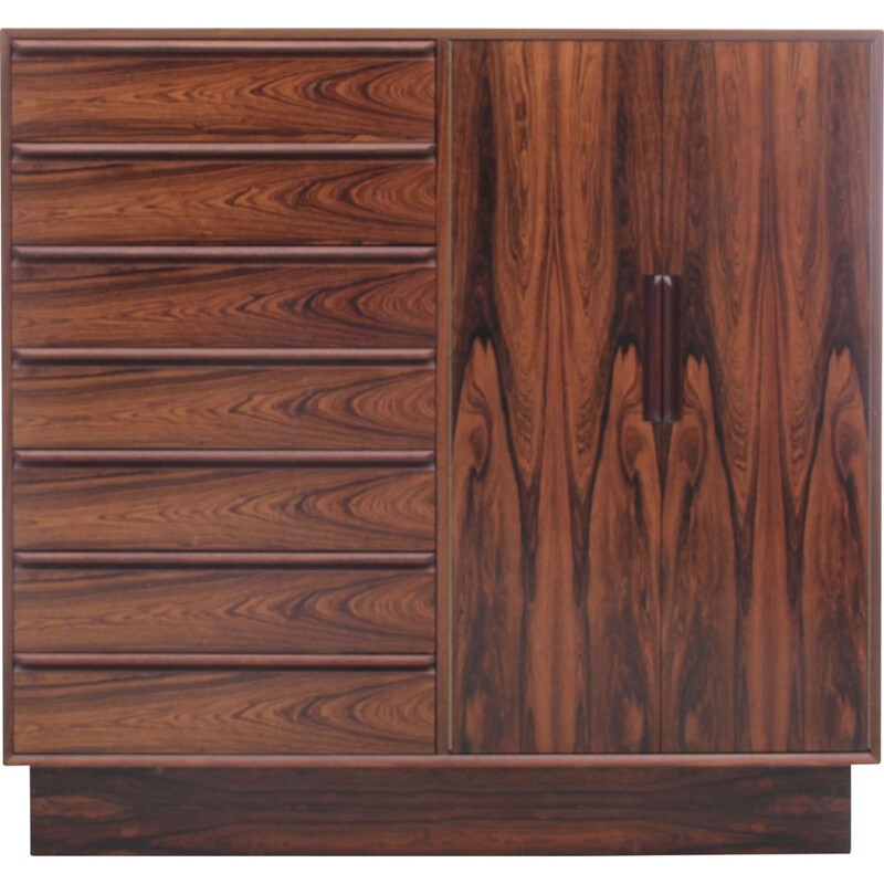 Scandinavian vintage chest of drawers in Rio rosewood