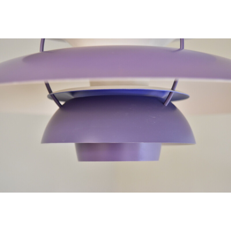 Vintage purple Ph 5 pendant lamp by Poul Henningsen for Louis Poulsen, Denmark