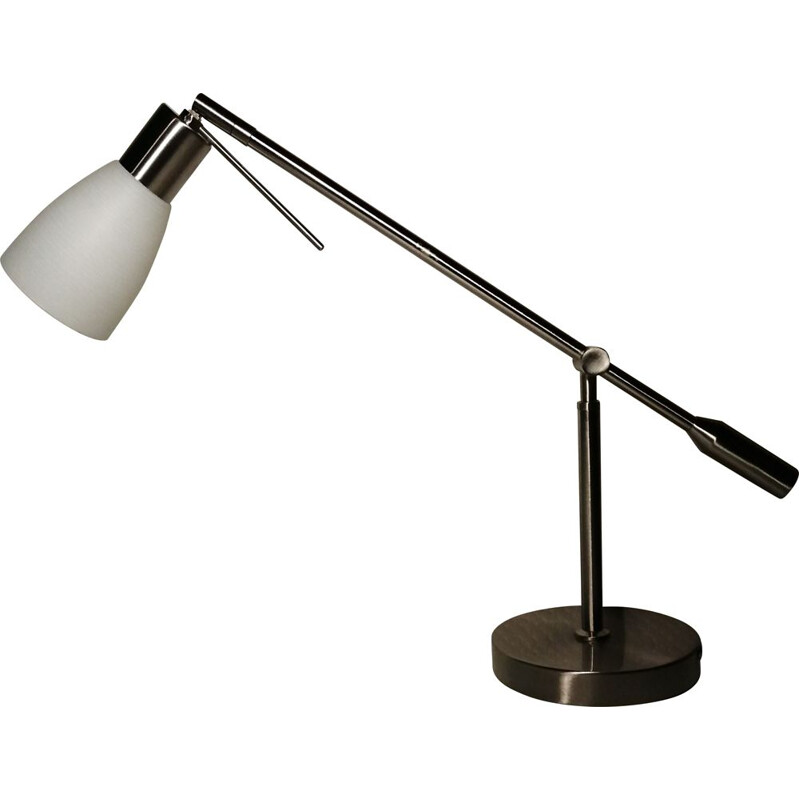 Vintage steel pendulum desk lamp, Germany