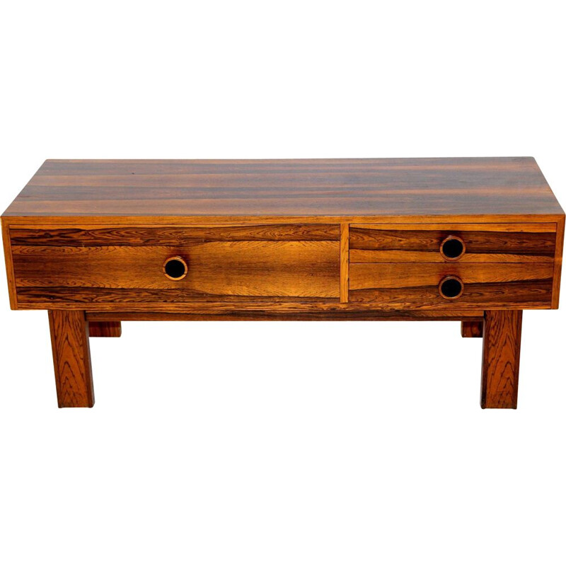 Vintage rosewood console, Sweden 1960