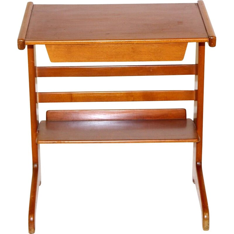 Vintage mahogany console by Nordisk Kompaniet, Sweden 1950s