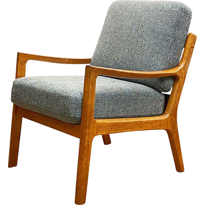 Mid-century teak senator armchair or easy chair by Ole Wanscher for Poul Jeppensens