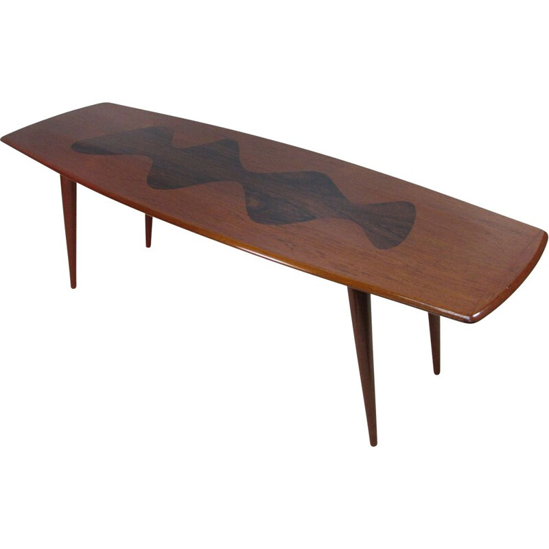 Table basse vintage par Ingvard Jensen, 1950