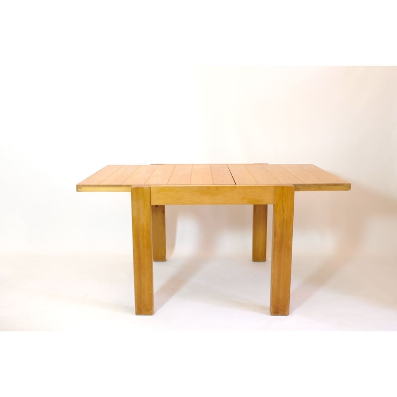 Vintage pine extension table, 1980