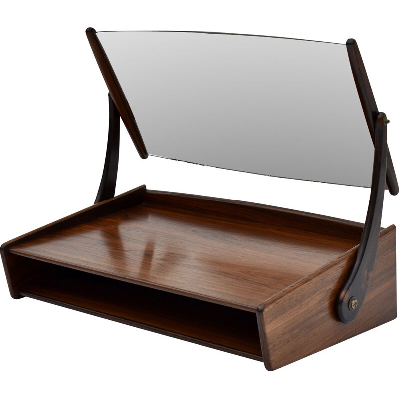 Rosewood Wall Mounted Vanity Unit by Svend Aage Madsen for NB Mobler 