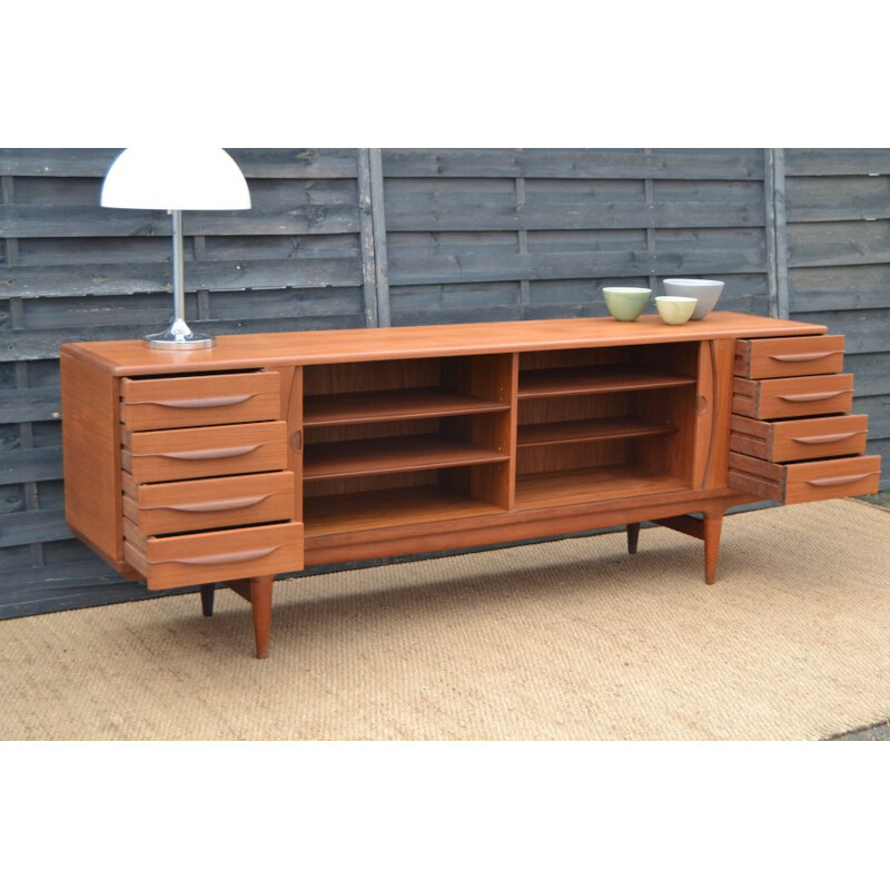 Vintage teak sideboard by Johannes Andersen for Samcom