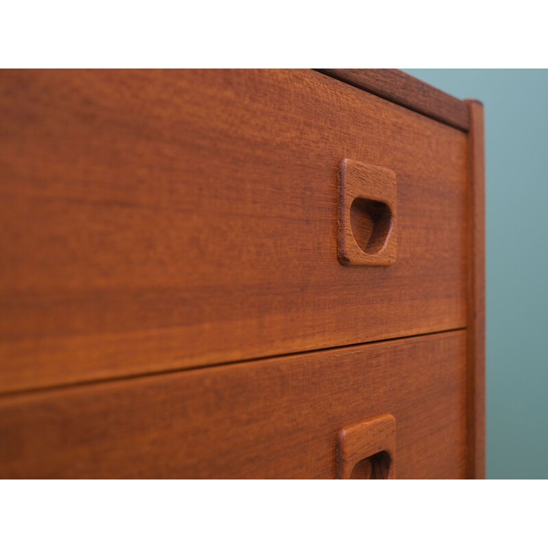 Teak vintage chest of drawers, Denmark 1970s