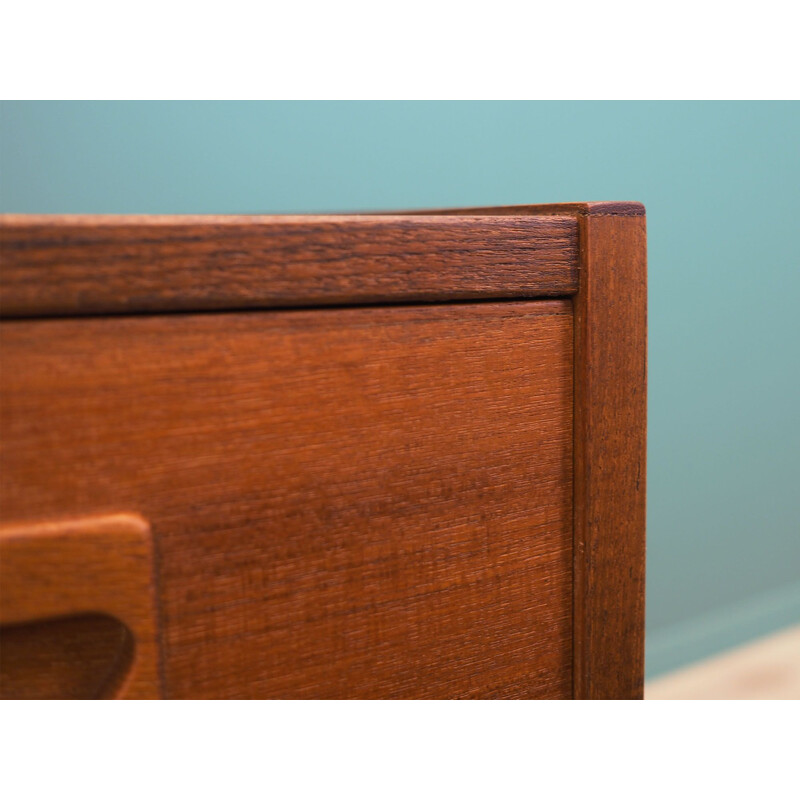 Teak vintage chest of drawers, Denmark 1970s