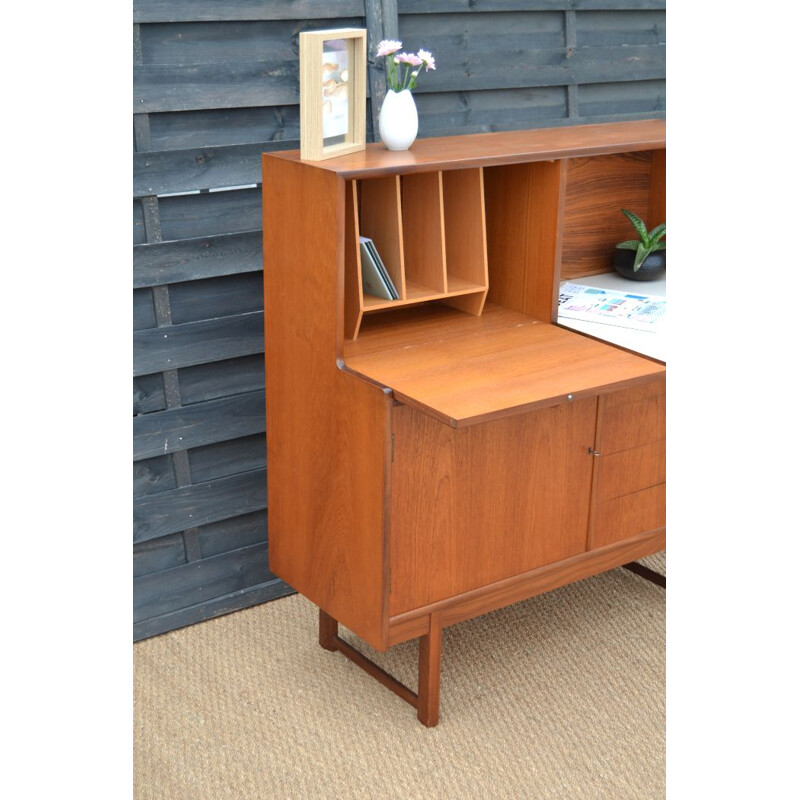 Vintage Danish teak secretary