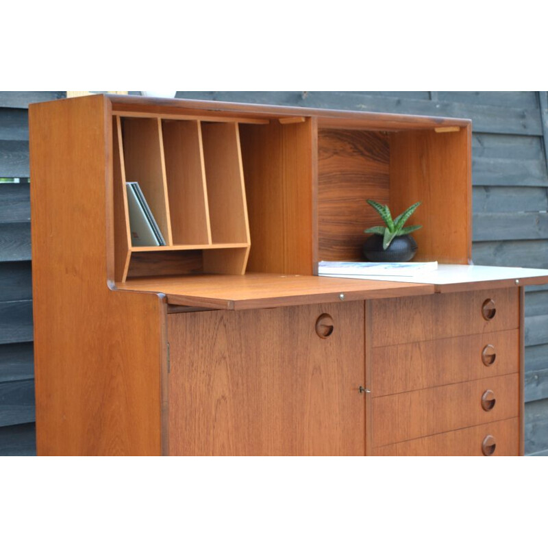 Vintage Danish teak secretary