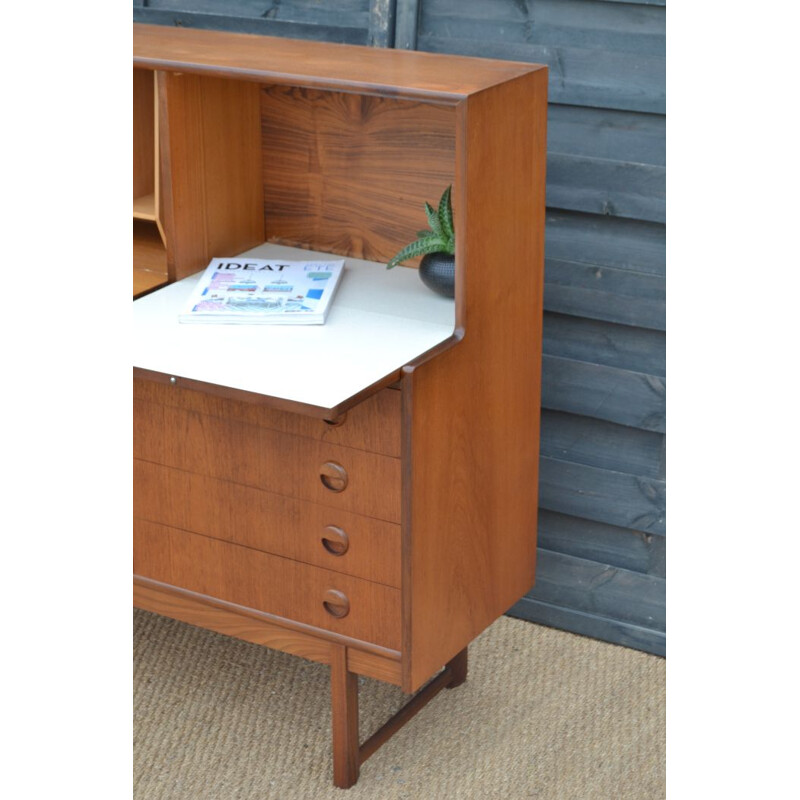 Vintage Danish teak secretary