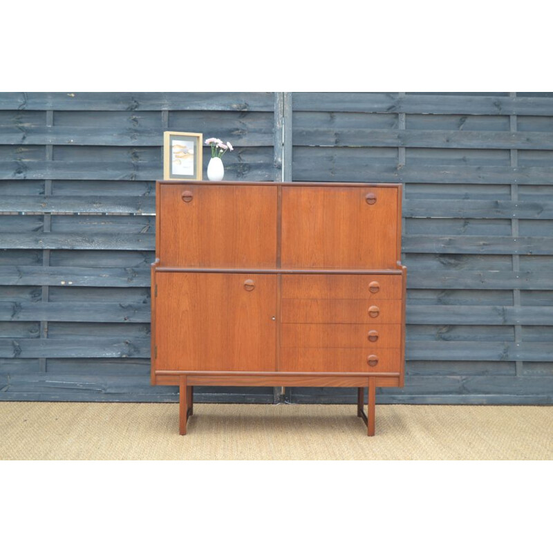 Vintage Danish teak secretary