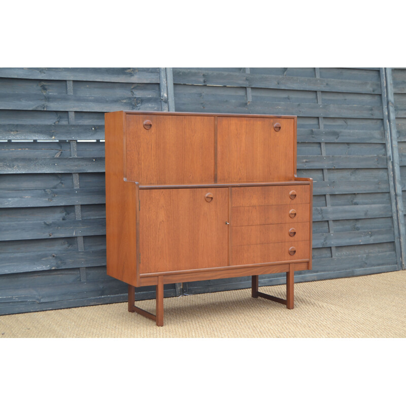 Vintage Danish teak secretary