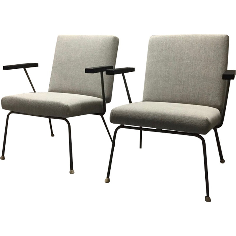 Pair of Gispen easy chairs, Wim RIETVELD - 1950s