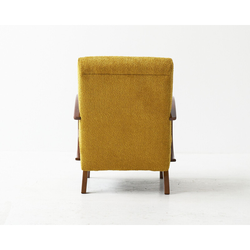 Vintage armchair by Jindřich Halabala, Czechoslovakia 1930s