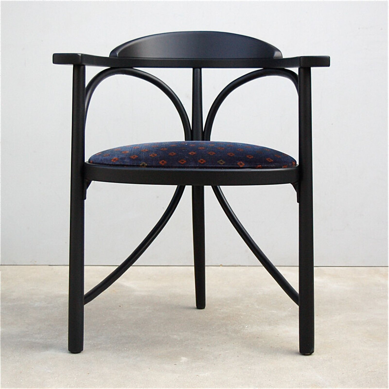 Ensemble de 8 chaises Art Nouveau vintage avec accoudoirs par Thonet