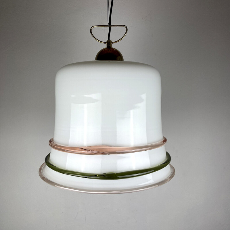 Vintage Murano glass pendant lamp, Italy 1970s