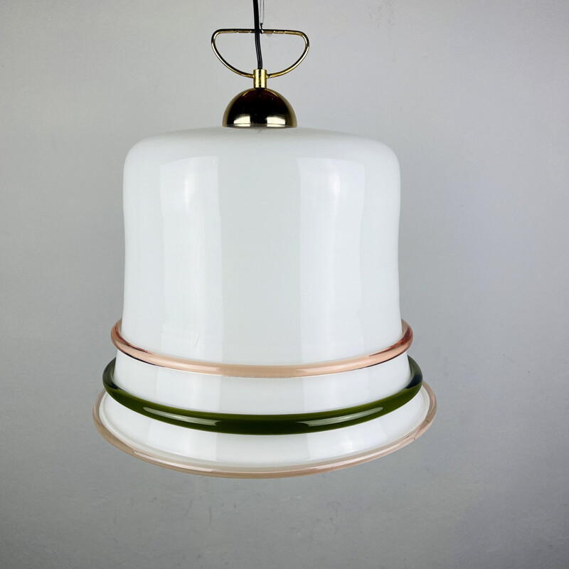 Vintage Murano glass pendant lamp, Italy 1970s