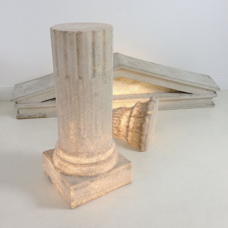 Set of 3 vintage lamps by Luciano Sartini, Italy 1970