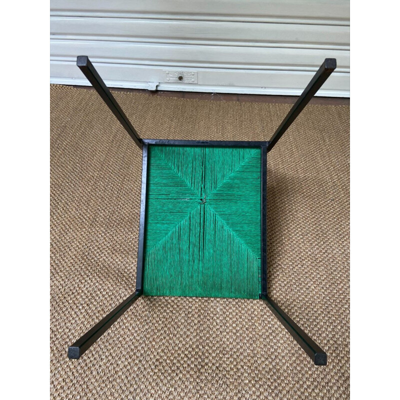 Set van 6 vintage groene Paludis 150 stoelen van Giandomenico Belloti voor Alias, 1950