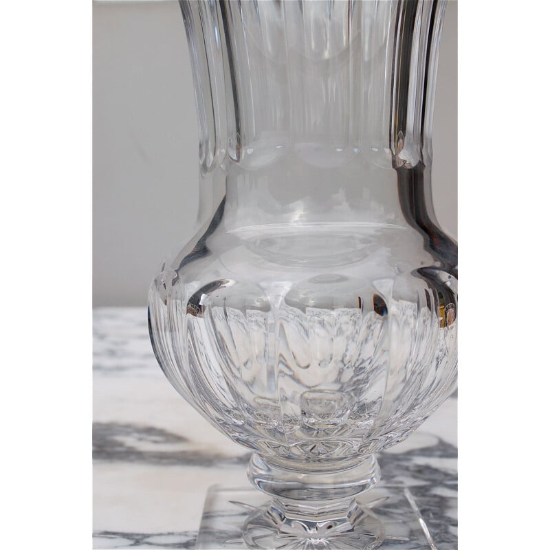 Vintage silver crystal vase by Gebrüder Kühn