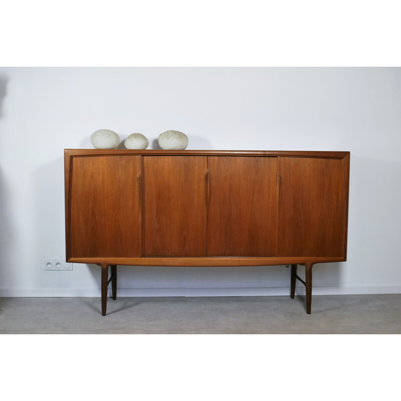 Credenza scandinava vintage in teak di Gunni Omann, 1960