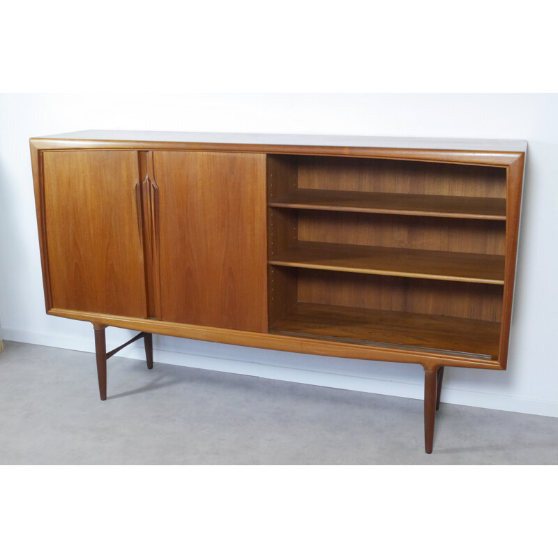 Enfilade scandinave vintage en teck par Gunni Omann, 1960