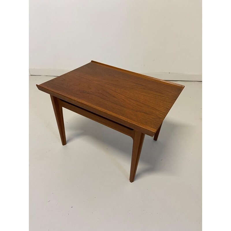 Vintage teak coffee table by Finn Juhl for France & Søn, 1980