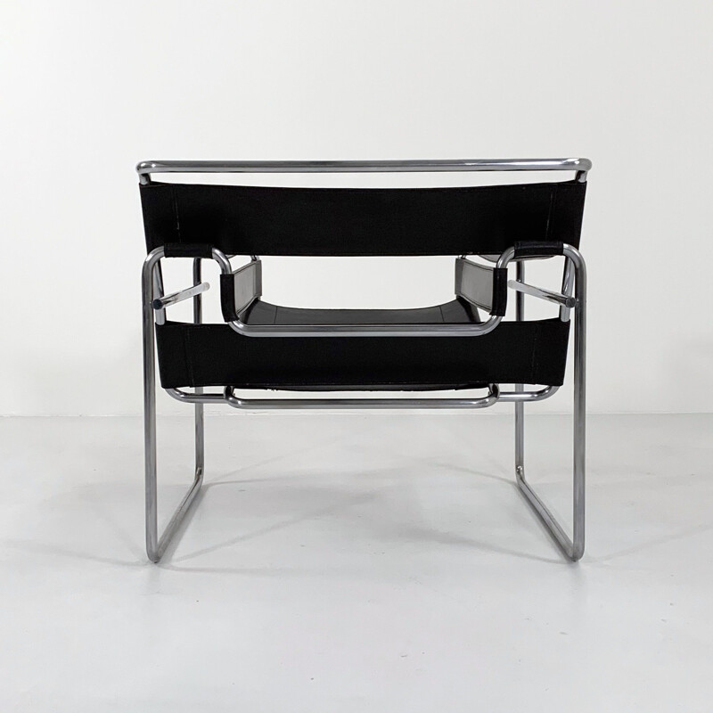 Vintage Wassily B3 armchair by Marcel Breuer for Gavina, 1960s