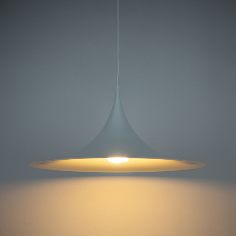 Danish vintage pendant lamp Semi by Bonderup&Thorup, Denmark 1968