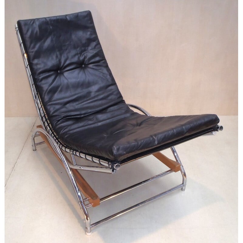 Chaise longue vintage, Lennart AHLBERG - années 80