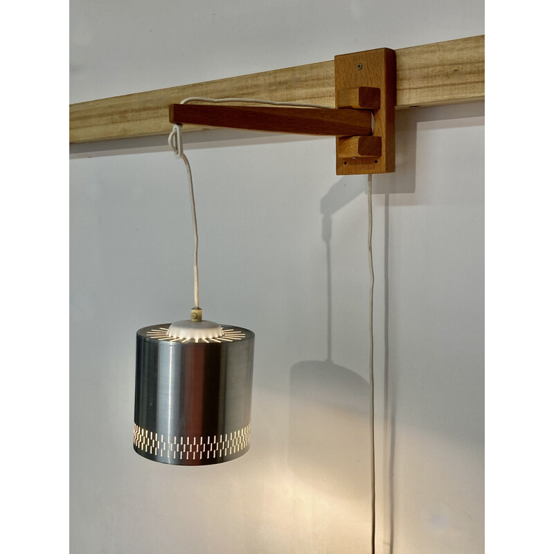 Vintage Scandinavian modular wall lamp, 1950