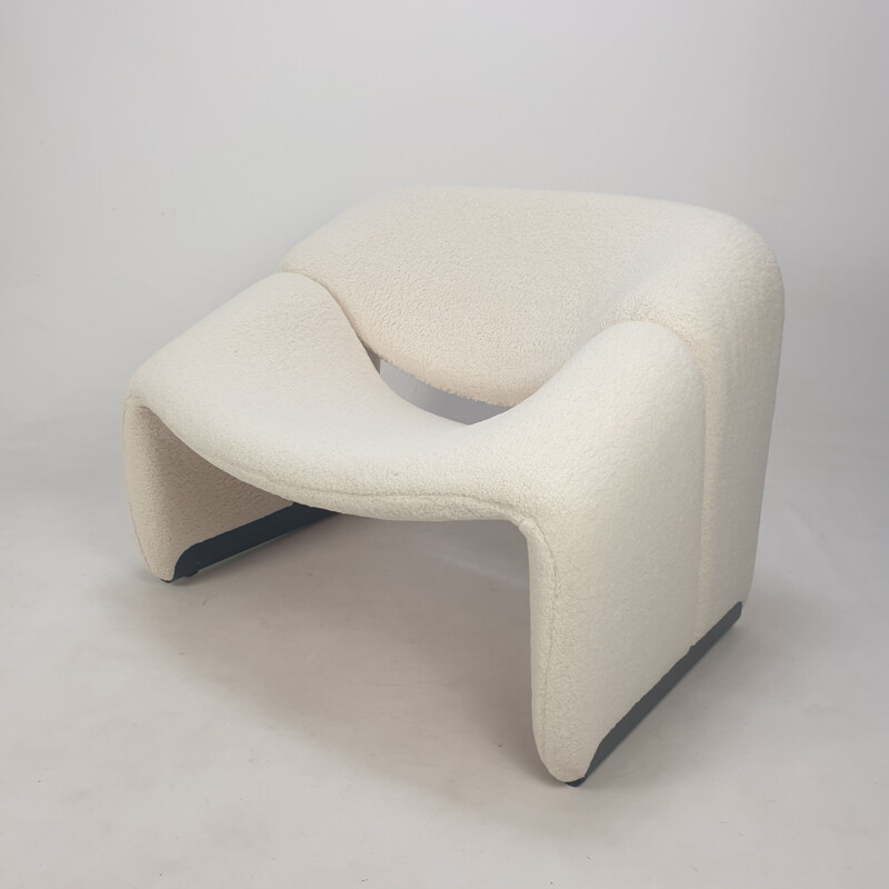 Vintage F598 Groovy armchair by Pierre Paulin for Artifort, 1980s