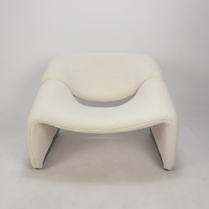 Vintage F598 Groovy armchair by Pierre Paulin for Artifort, 1980s