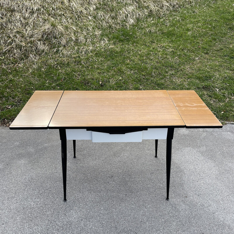 Vintage formica dining set by Salvarani Depositato, Italy 1950