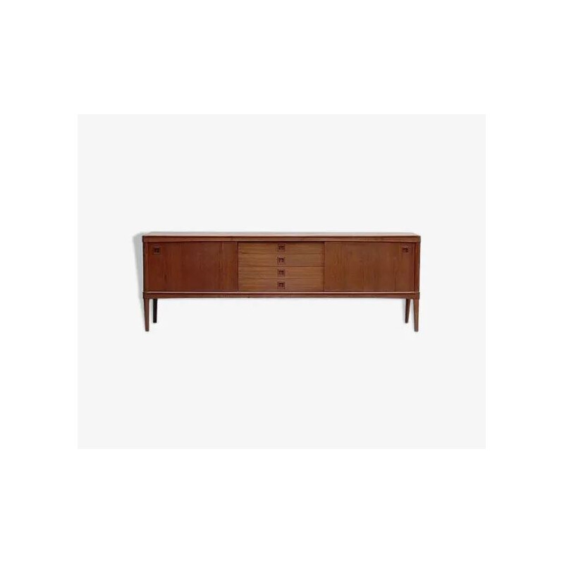 Vintage teak sideboard by H. Walter Klein for Bramin, 1960