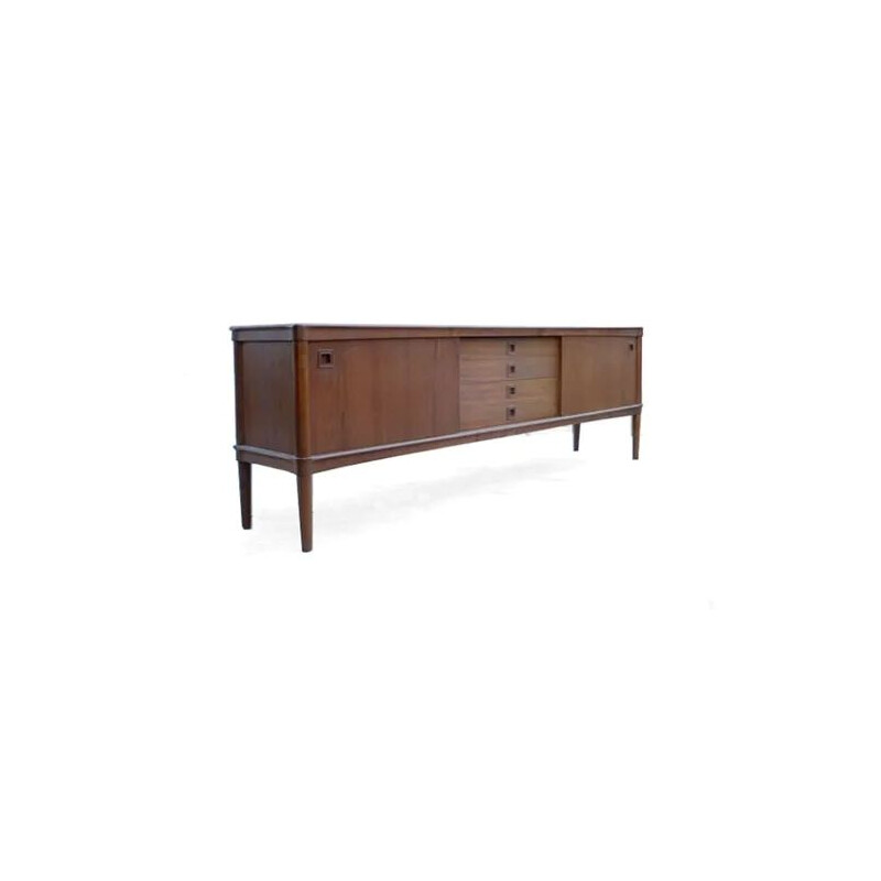 Vintage teak sideboard by H. Walter Klein for Bramin, 1960