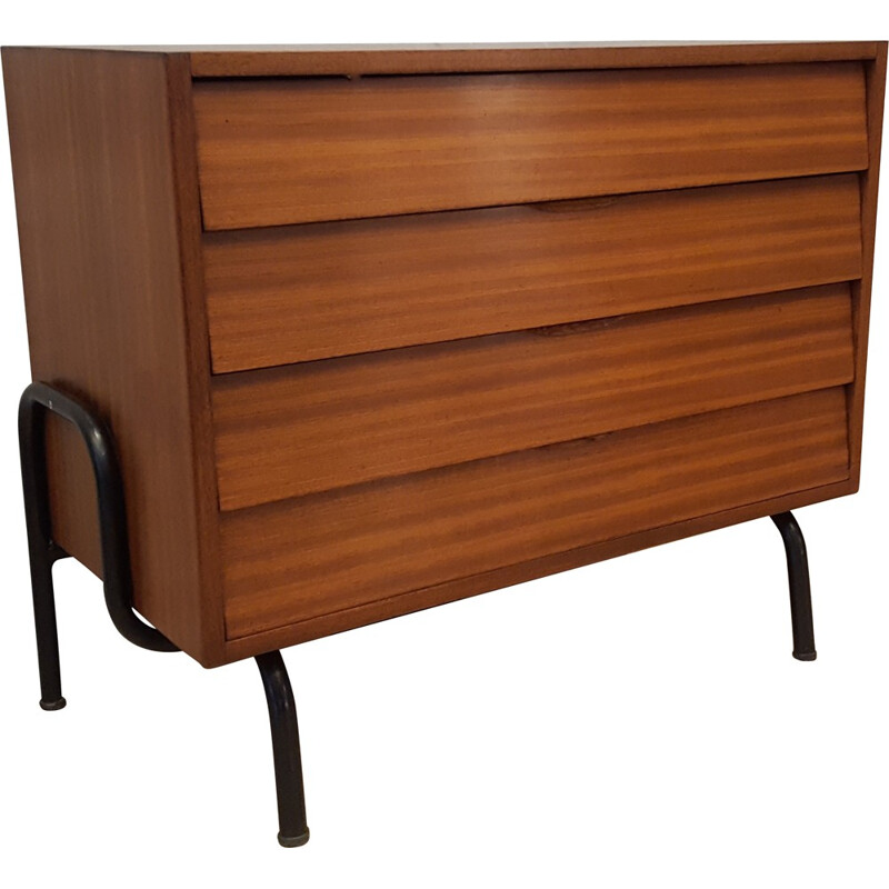 Vintage Tubauto chest of drawers, Jacques HITIER - 1950s